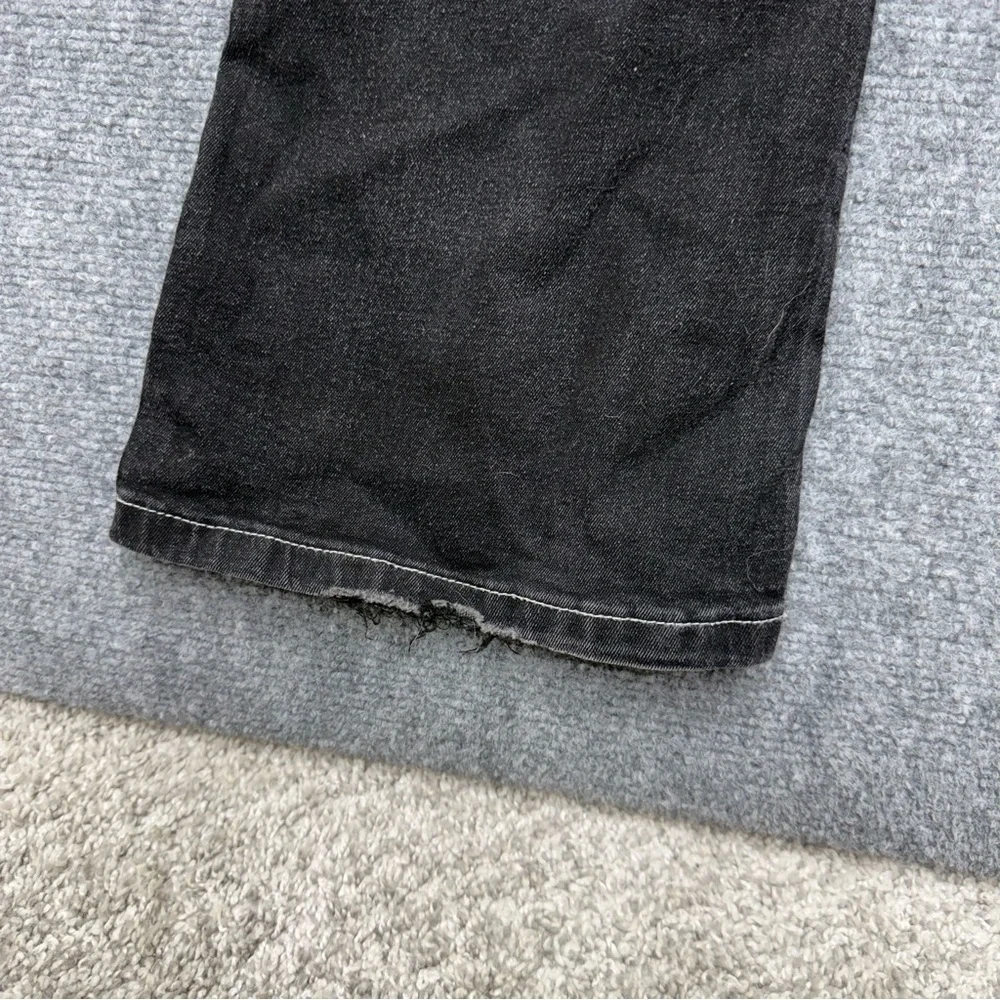 Rick Owens DRKSHDW Detroit Cut black buttonfly jeans men's size 32x31 distressed - Picture 14 of 14